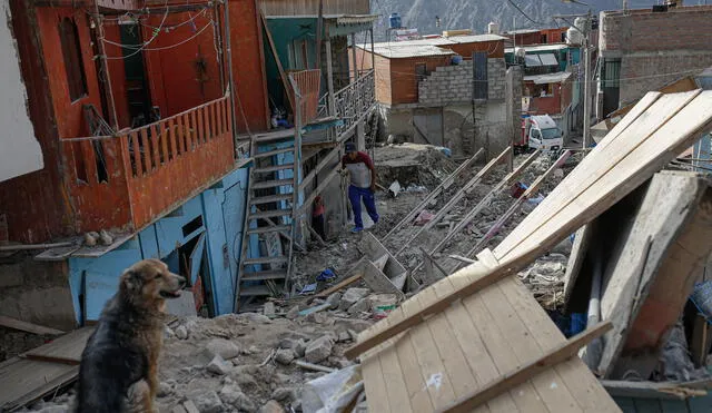 Secocha. Fue uno de los anexos de Nicolás Valcárcel arrasado por los huaicos provenientes de la provincia de Condesuyos. Foto: Rodrigo Talavera/La República.