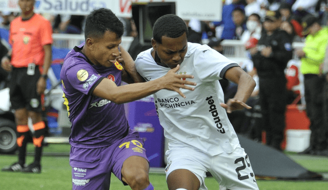 LDU Quito vs. Aucas jugaron por la segunda fecha del fútbol ecuatoriano. Foto: LDU Quito