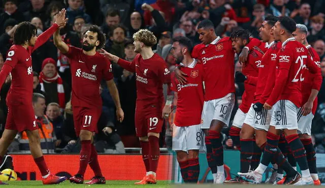 Manchester United y Liverpool jugarán en Anfield. Foto: composición LR/EFE