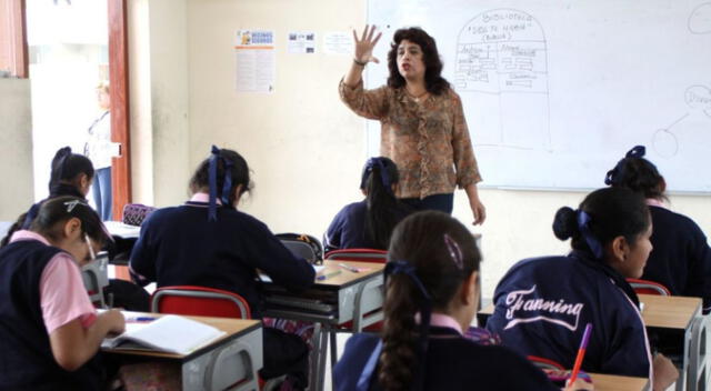 Los docentes pueden percibir hasta 5 asignaciones mensuales. Foto: Andina