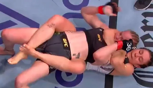 Valentina Shevchenko fue derrotada en el cuarto round. Foto: captura/UFC