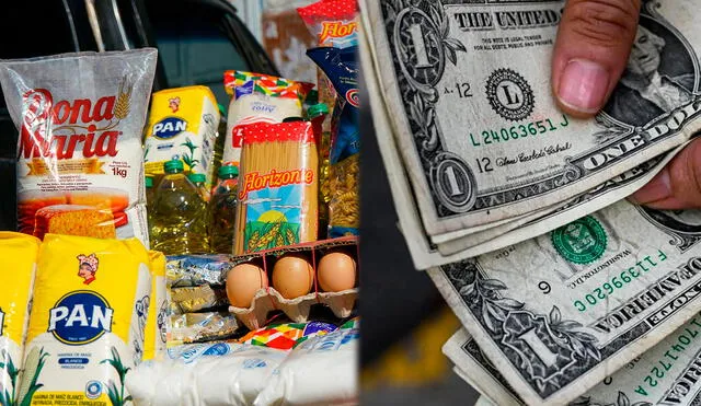 En la siguiente nota averigua qué alimentos básicos se pueden comprar con 100 dólares en Venezuela. Foto: composición LR/ El Diario/ Equilibrium CenDE