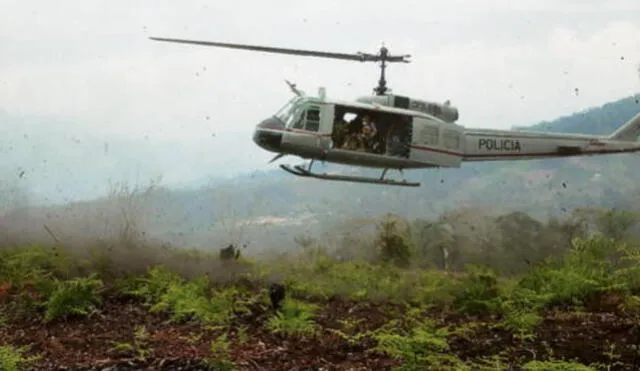 Helicóptero de las FFAA fue atacado por Sendero