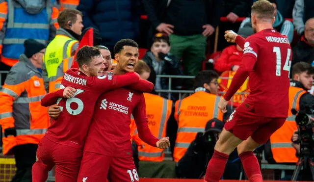 Liverpool sacó una importante victoria ante los Diablos Rojos en Anfield. Foto: EFE