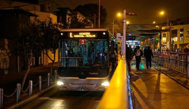 Según el cronograma presentado por ATU, el servicio operará de jueves a sábado, desde las 11.30 p. m. hasta las 4 a.m. Foto: ATU