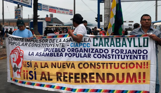 También se han realizado manifestaciones en Miraflores y Santiago de Surco. Foto: Twitter / @EgresadosUnmsm