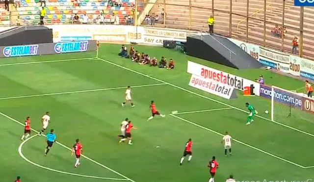 Quispe es titular en Universitario. Foto: captura de GolPerú