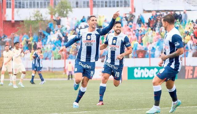 Goleador. El atacante Sabbag fue titular y autor del único tanto que se anotó en el estadio Héroes de San Ramón en Cajamarca. Foto: difusión