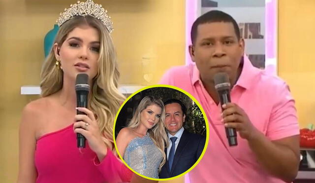 Brunella Horna celebró sus 26 años en una fiesta sorpresa en yate. Foto: composición LR/ América TV/ Instagram - Video: América TV