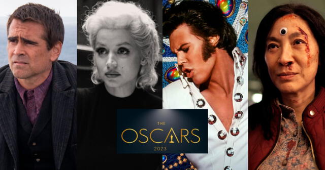 Los Premios Oscar 2023 se realizarán el domingo 12 de marzo. Foto: composición LR