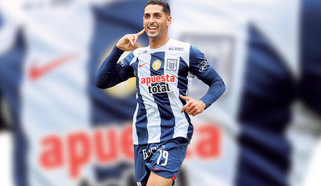 Favorito. Pablo Sabbag se perfila como el ‘9’ titular de Alianza Lima para la fase de grupos de la Copa Libertadores. Foto: difusión