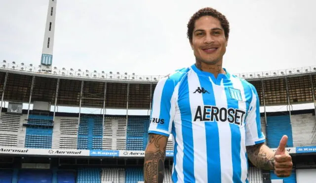 Paolo Guerrero llevá un gol con la Academia. Foto: Racing