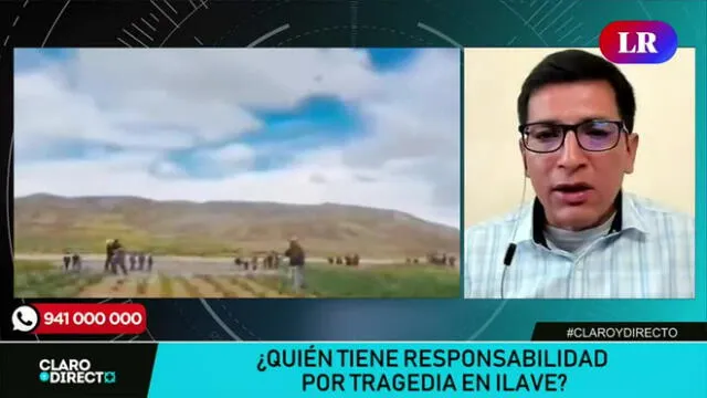 Liubomir Fernández narra lo sucedido en el río Ilave. Foto: captura LR+ - Video: LR+