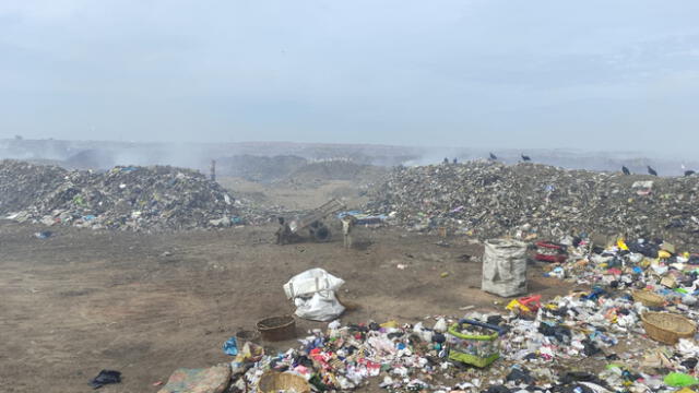 Cerros de basura proliferan en más de 20 hectáreas. Foto: La República