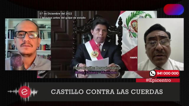 Willy Huertas habla en "Grado 5" sobre lo sucedido el 7 de diciembre. Foto: captura LR+/Video: LR+