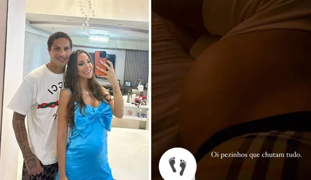 Ana Paula Consorte enternece las redes sociales con video de su bebé con Paolo Guerrero. Foto: composición LR/ Capturas de Instagram - Video: Instagram