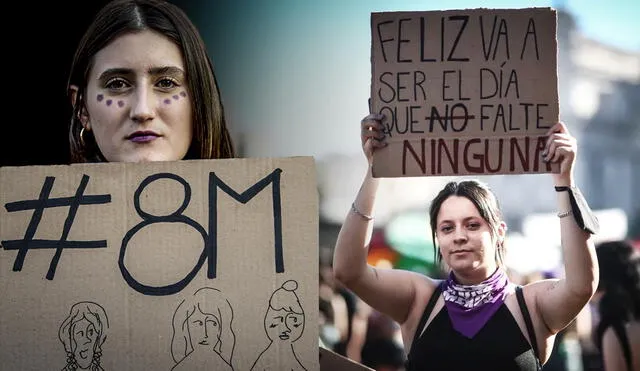Este 8 de marzo, las mujeres en Latinoamérica se movilizarán exigiendo sus derechos. Foto: composición LR/EFE/AFP