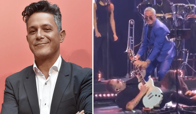 Alejandro Sanz se vuelve viral tras provocar accidente de uno de sus músicos. Foto: composición LR/ Lecturas/ Captura de Twitter - Video: Twitter/@Tufomx