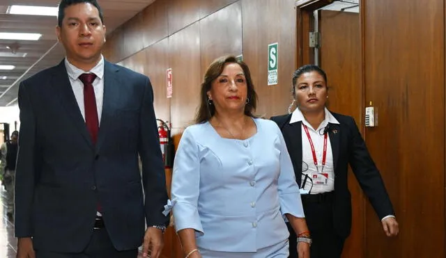 La presidenta Dina Boluarte es investigada por los delitos de genocidio, homiciidio calificado y lesiones graves por las muertes en las protestas. Foto: Fiscalía
