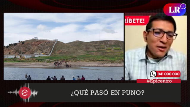 Liubomir Fernández, en Grado 5, habla sobre la postura de los comuneros ante las declaraciones de las autoridades. Foto: captura LR+/Video: LR+