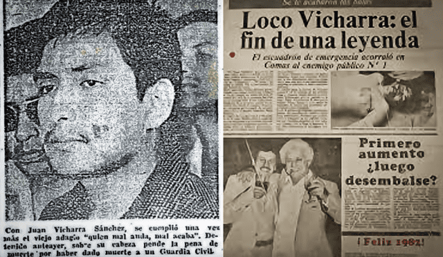El "Loco Vicharra" inició su prontuario delictivo en su adolescencia. Foto: composición LR/difusión