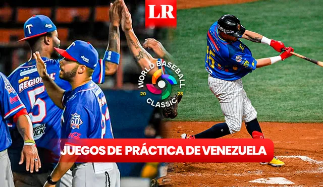 Venezuela juega ante dos clubes de la liga MLB como preparación al Clásico Mundial de Béisbol 2023. Foto: Composición LR/AFP