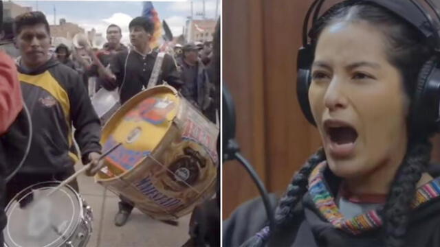 Himno de las protestas se grabó en Puno. Foto: composición LR | Video difusión