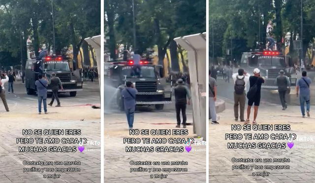 Las imágenes de las manifestaciones del 8M en Tlaxcala, México. Video: @kelissa22/TikTok