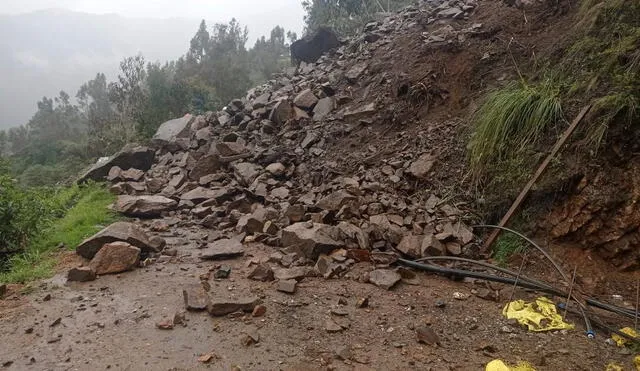 Lluvias han colapsado varias trochas en la sierra. Foto: cortesía