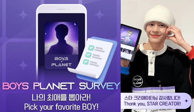 Solos los 9 participantes más votados podrán debutar como grupo de k-pop al final de "Boys planet". Entérate en esta nota cómo apoyar a tus favoritos en la segunda ronda global. Foto: composición LR/Mnet