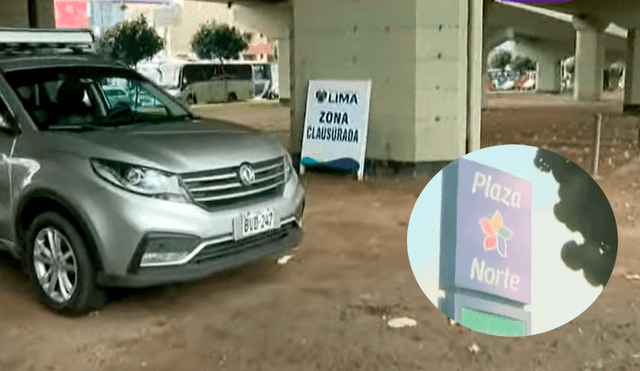 Rafael López Aliaga publicó en Twitter que el área ya había sido recuperada; sin embargo, todavía hay autos estacionándose en el lugar. Foto: captura de Latina.