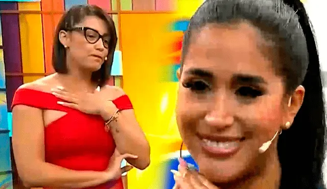 Karla Tarazona en desacuerdo con la salida de Melissa Paredes. Foto: composición LR/Panamericana TV