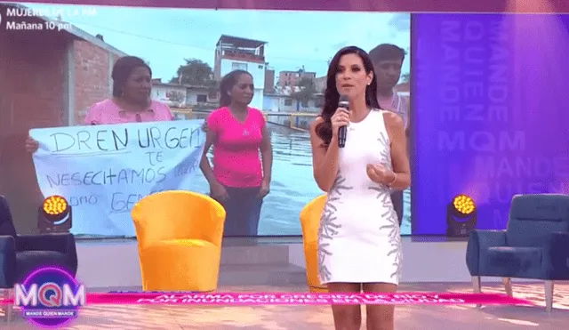 María Pía Copello lamenta que las autoridades no hayan prevenido el desastre natural en Piura. Foto: captura de América TV