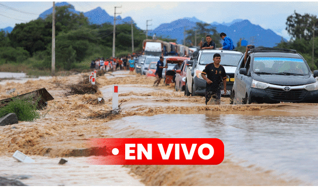 El ciclón Yaku afecta a regiones de la zona norte del Perú, donde se registran lluvias torrenciales, inundaciones, entre otros estragos. Foto: La República