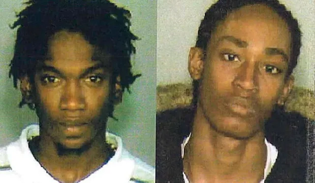 (A la izquierda) El hombre con el que fue confundido. (A la derecha) El inocente acusado de disparar en el tiroteo. Foto: Noticias Caracol