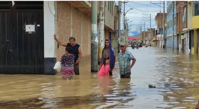 Intensas lluvias por ciclón Yaku asolan costa norte del Perú. Foto: Emmanuel Moreno/URPI-GLR