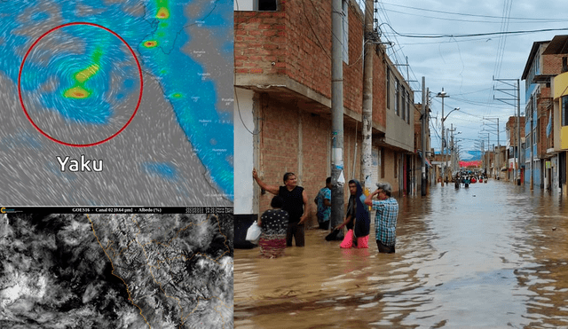 Ciclon Yaku causa desastres en Perú luego de cuatro décadas. Foto: Emmanuel Moreno / URPI-LR /Senamhi