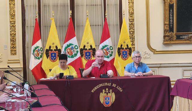 Rafael López Aliaga se reunió con congresistas para tomar acciones ante fenómeno. Foto:  María Pía Ponce/URPI-LR