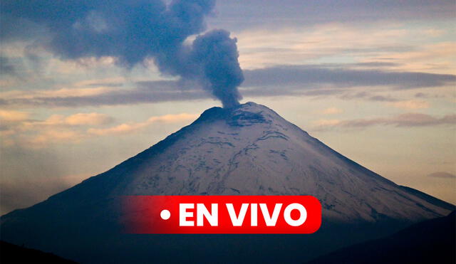 Sigue AQUÍ la última actividad de los volcanes Cotopaxi y Sangay. Foto: composición LR / AFP