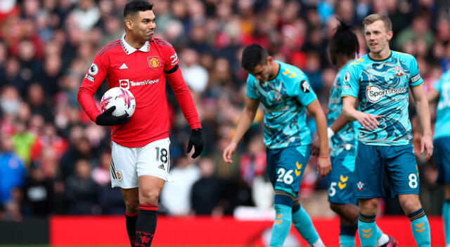 Manchester United juega ante Southampton en Old Trafford. Foto: EFE