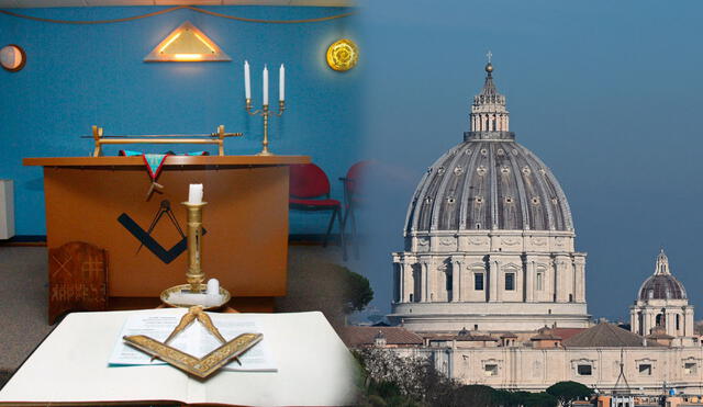 La Iglesia Católica ha excomulgado a fieles e incluso sacerdotes que se integraron a la masonería. Foto: composición LR/AFP