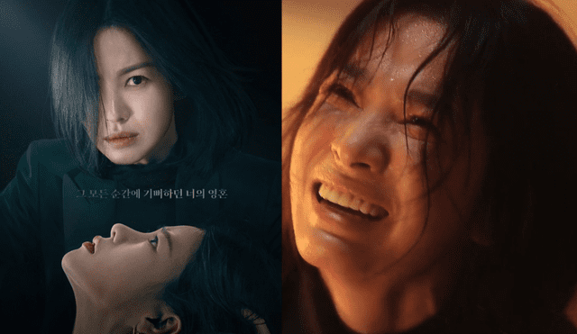 Song Hye Kyo interpretó a Moon Dong Eun en "La gloria", serie original de Netflix que fue dirigida por Ahn Gil Ho, con el guion de Kim Eun Sook. Foto: composición LR/Netflix