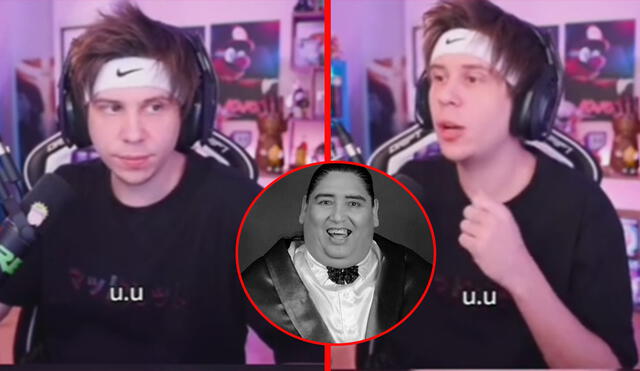 El youtuber no recordó al principio quién era Tongo, pero al poner sus covers lamentó su muerte. Foto: captura Twitch/Rubius