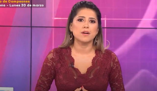 Fátima Aguilar revela que su familia se vio afectada por el ciclón Yaku. Foto: captura Latina - Video: Latina