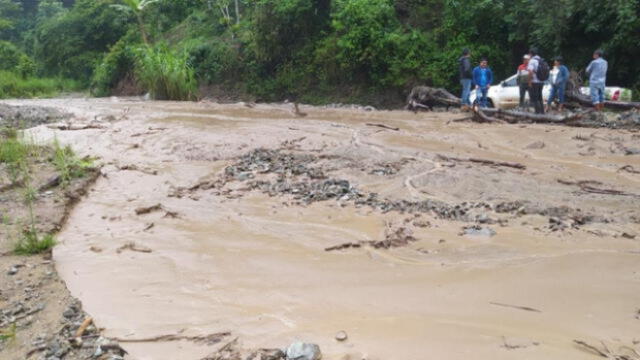 Las torrenciales lluvias ocasionan desborde de los ríos. Foto: La República