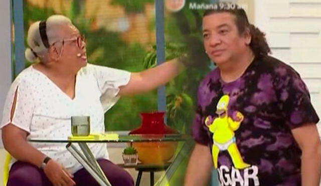 La mamá de Vílchez no aceptó que  haga trampa en duelo de cocina. Foto: captura/América TV