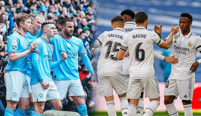 Real Madrid es el último campeón de la Champions League. Foto: Composición-LR/Manchester City/Real Madrid
