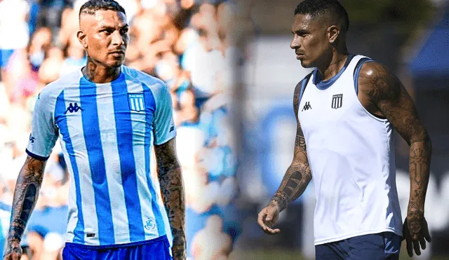 Paolo Guerrero marcó 1 gol desde su llegada a Racing. Foto: composición LR/Racing Club