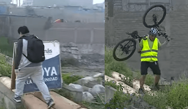 Según los residentes, las autoridades les prometieron construir un puente desde que ocurrió el fenómeno del Niño en el 2017.  Foto: Latina