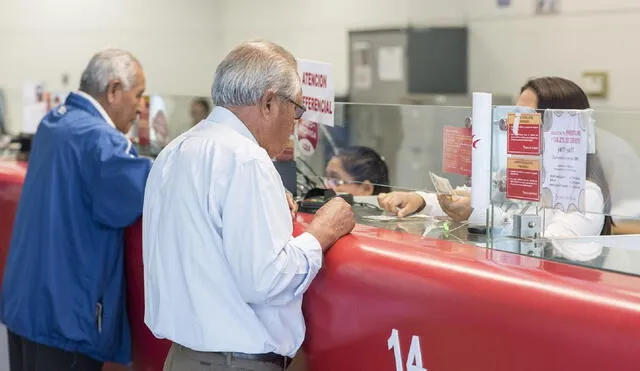 A la fecha, cerca de 99.000 pensionistas de la ONP tienen créditos en el Banco de la Nación. Foto: Andina